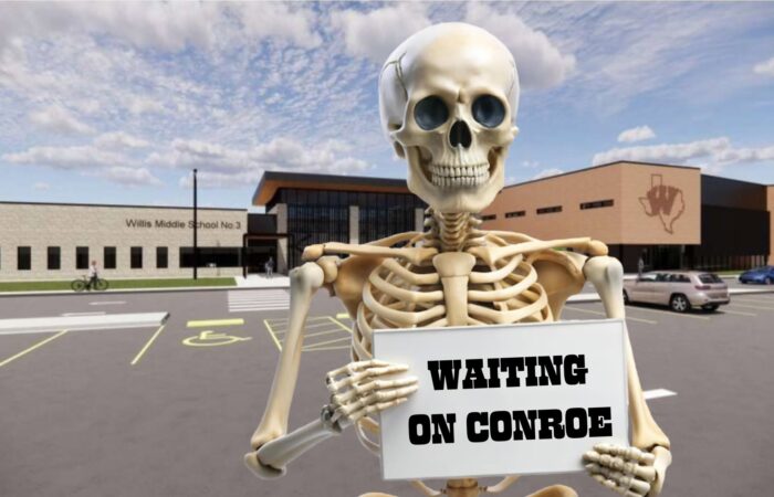 Montgomery County Judge Mark Keough took on the City of Conroe in defense of Calfee Middle School and Willis ISD.